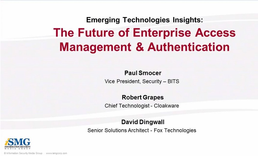 The Future of Banking Enterprise Access Management & Authentication - Emerging Technologies Insights