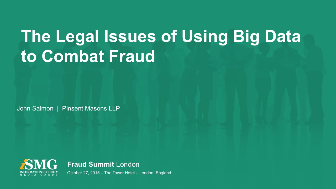 The Legal Issues of Using Big Data to Combat Fraud