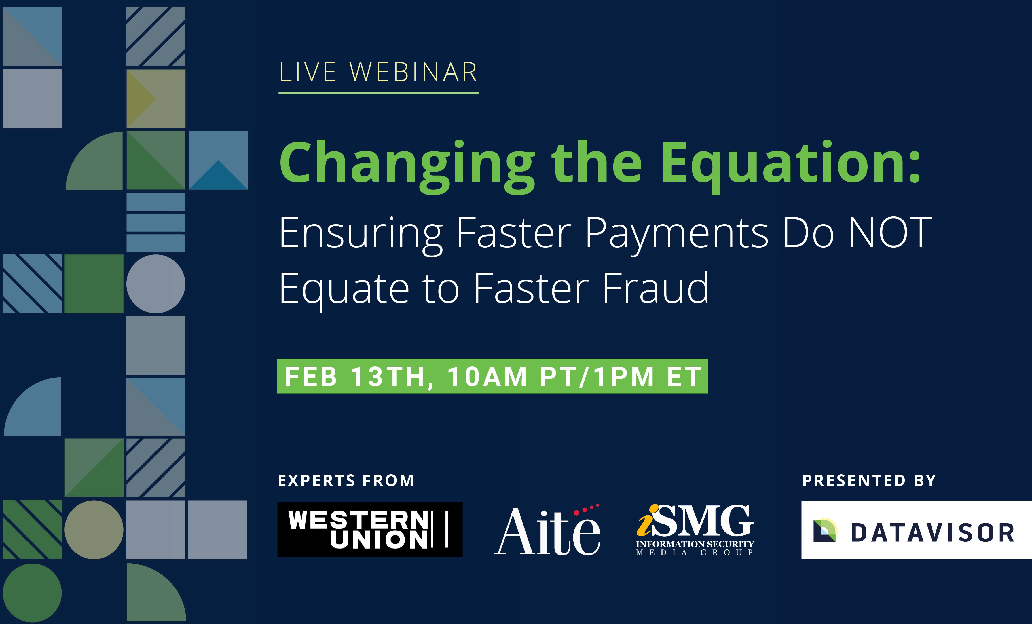 Changing the Equation: Ensuring Faster Payments Do NOT Equate to Faster Fraud